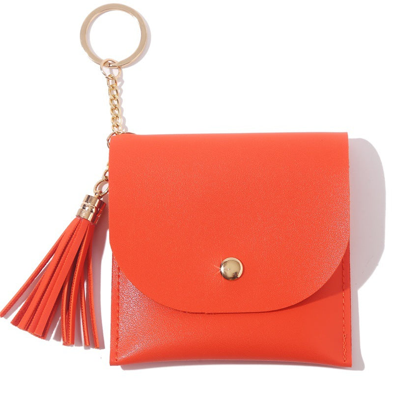 Wholesale PU Tassel Card Bag, Wallet, Key Bag, Keychain
